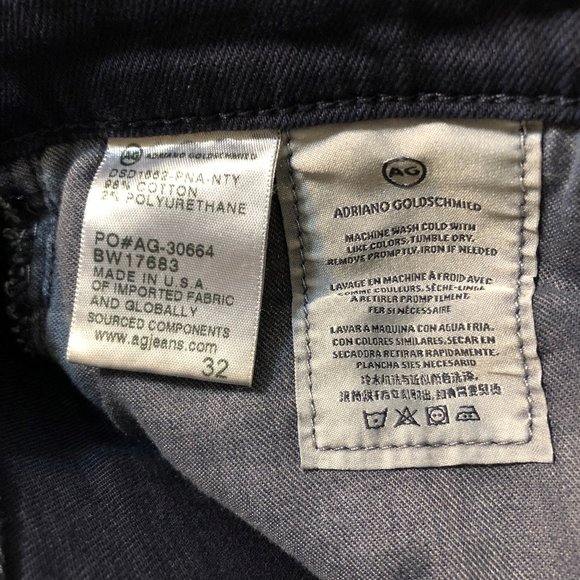 AG Adriano Goldschmied Jeans The Jodi Crop High-Rise Slim Flare Size 32 - Picture 3 of 13